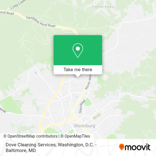Dove Cleaning Services map