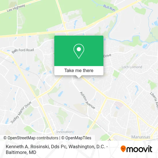 Kenneth A. Rosinski, Dds Pc map