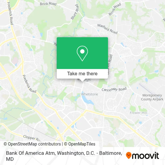 Bank Of America Atm map