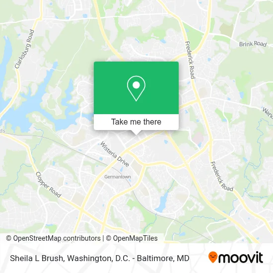 Sheila L Brush map