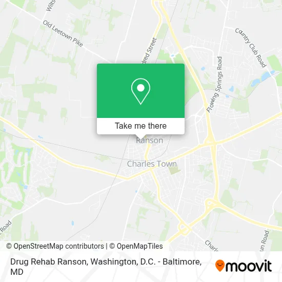 Drug Rehab Ranson map