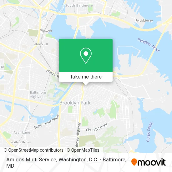 Amigos Multi Service map