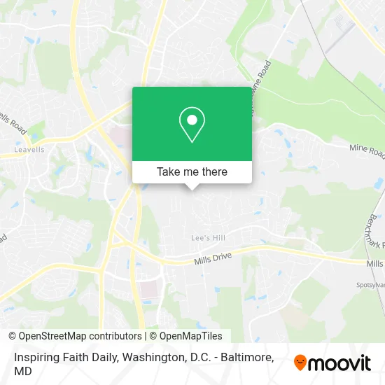 Inspiring Faith Daily map