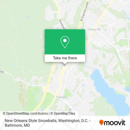 New Orleans Style Snowballs map