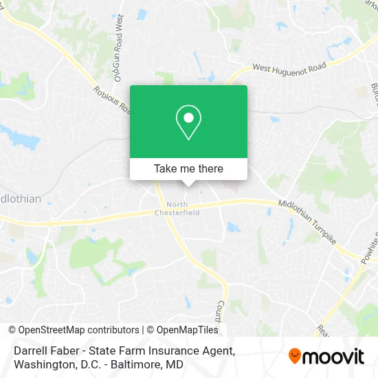 Darrell Faber - State Farm Insurance Agent map