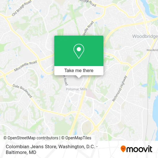 Colombian Jeans Store map