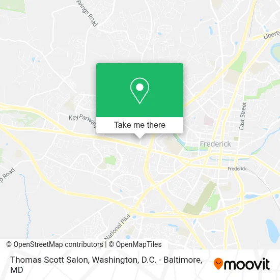 Thomas Scott Salon map