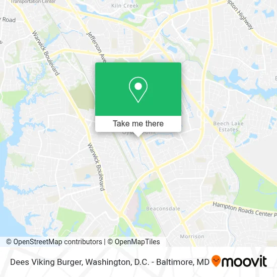 Dees Viking Burger map