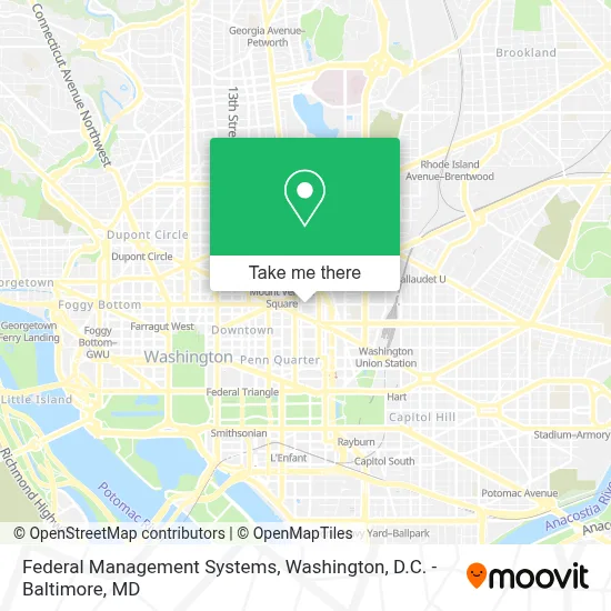 Federal Management Systems map