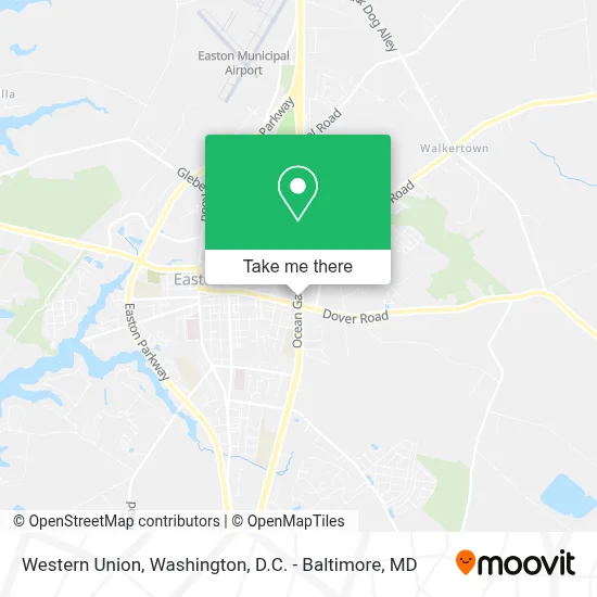 Western Union map