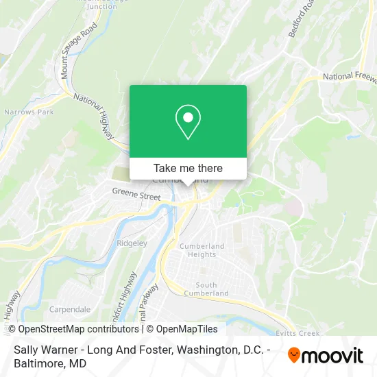 Sally Warner - Long And Foster map