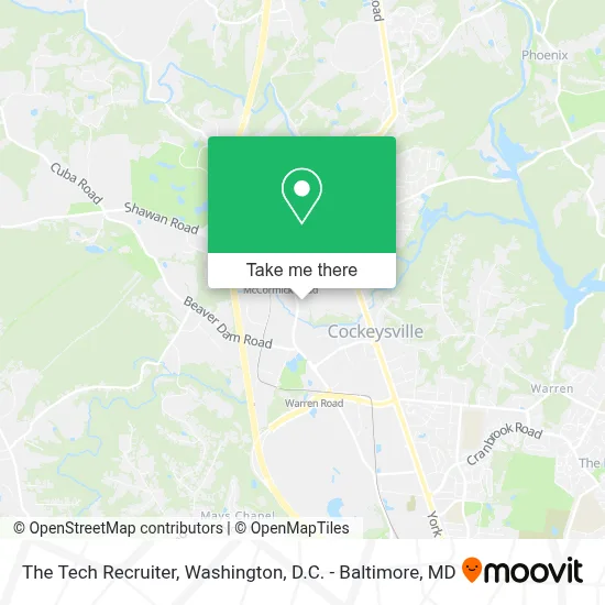 The Tech Recruiter map