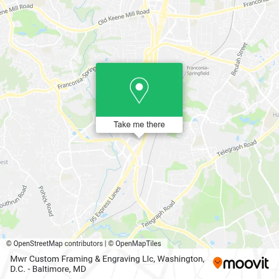 Mwr Custom Framing & Engraving Llc map