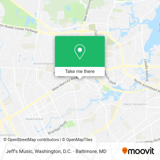 Jeff's Music map