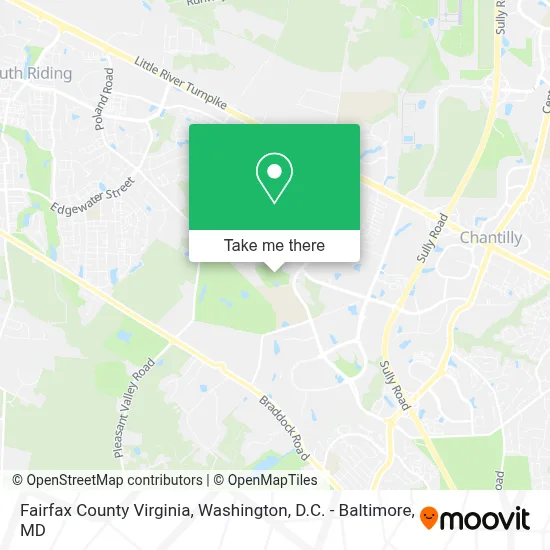 Fairfax County Virginia map