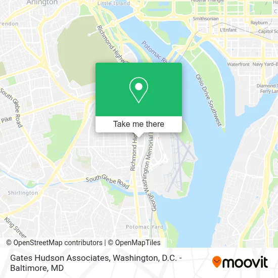 Gates Hudson Associates map