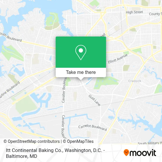 Itt Continental Baking Co. map