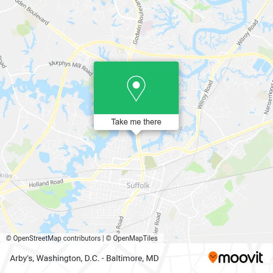 Arby's map