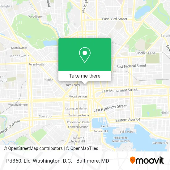 Pd360, Llc map
