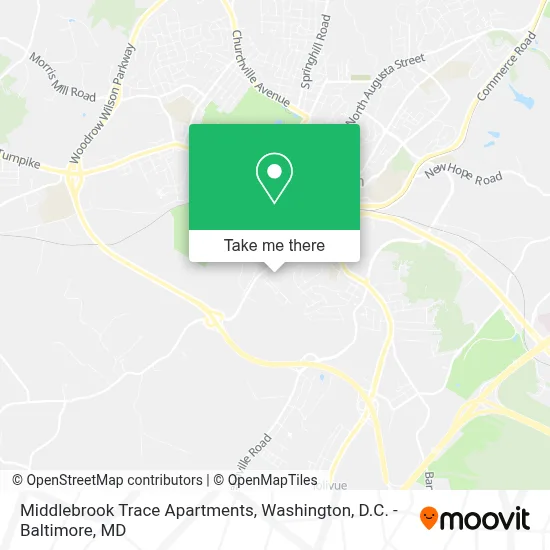 Middlebrook Trace Apartments map