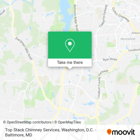 Top Stack Chimney Services map