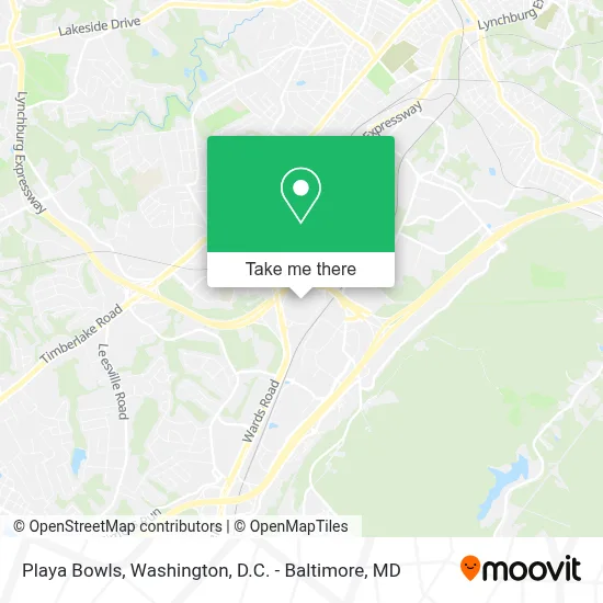 Playa Bowls map