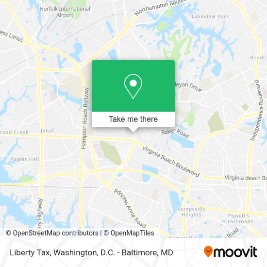 Liberty Tax map