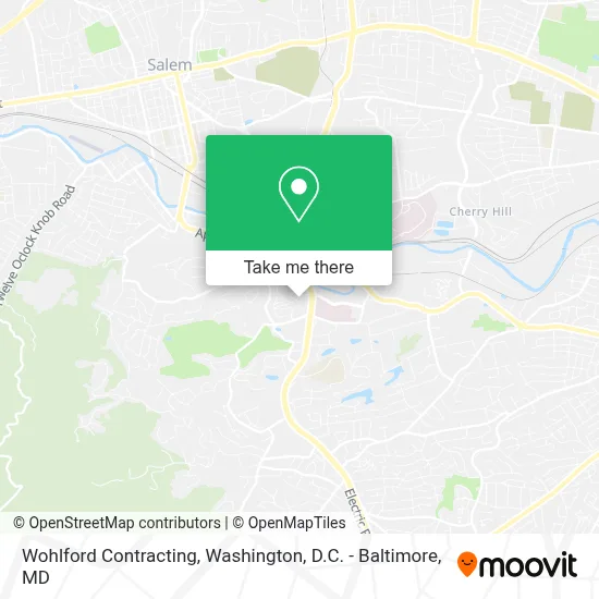 Wohlford Contracting map