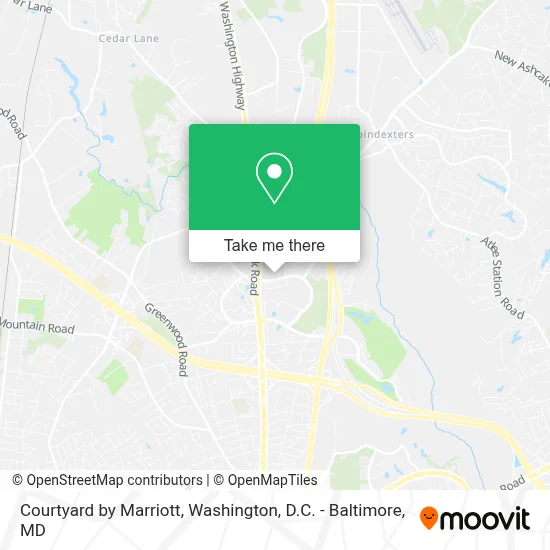 Courtyard by Marriott map