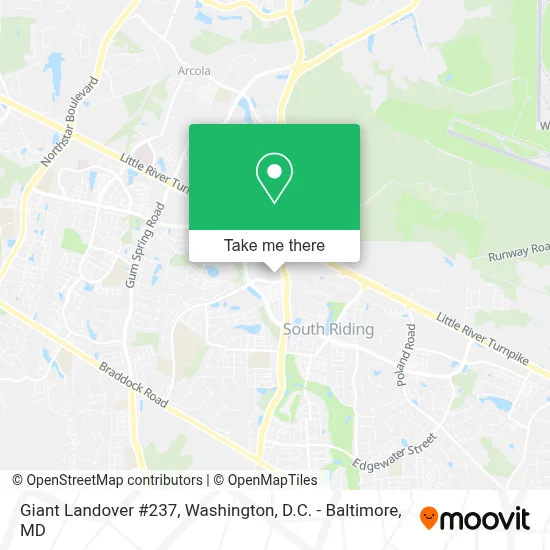 Giant Landover #237 map