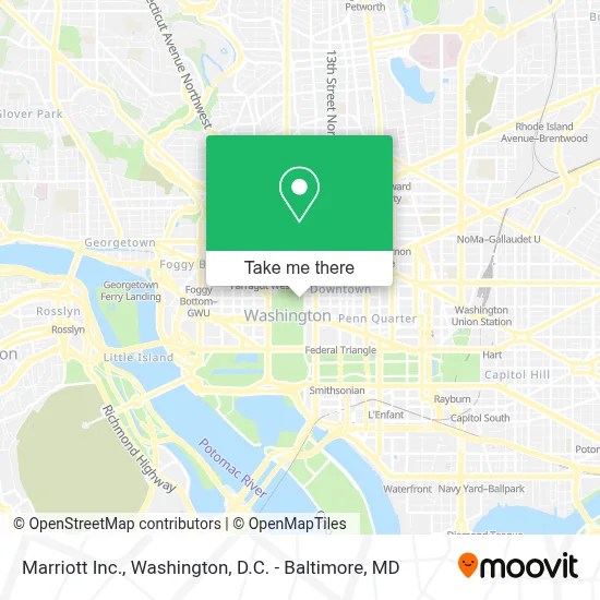 Marriott Inc. map