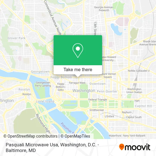 Pasquali Microwave Usa map