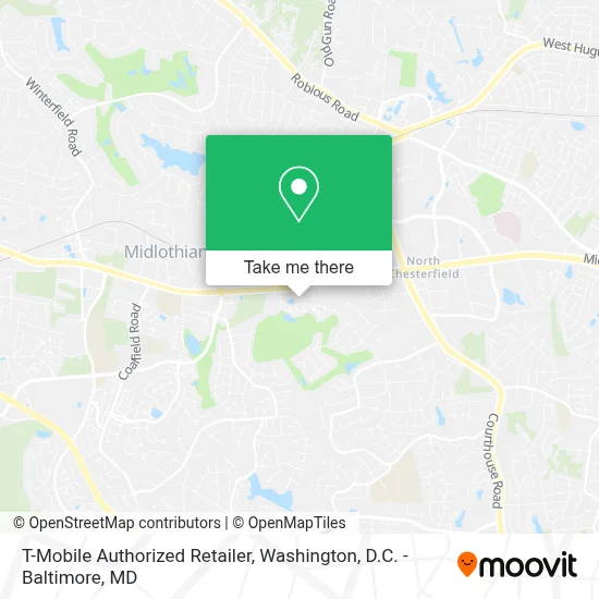 T-Mobile Authorized Retailer map