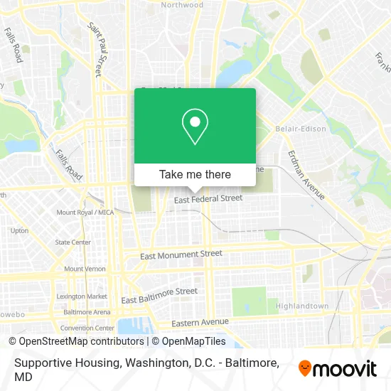 Supportive Housing map