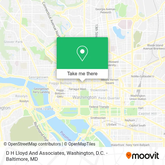 D H Lloyd And Associates map