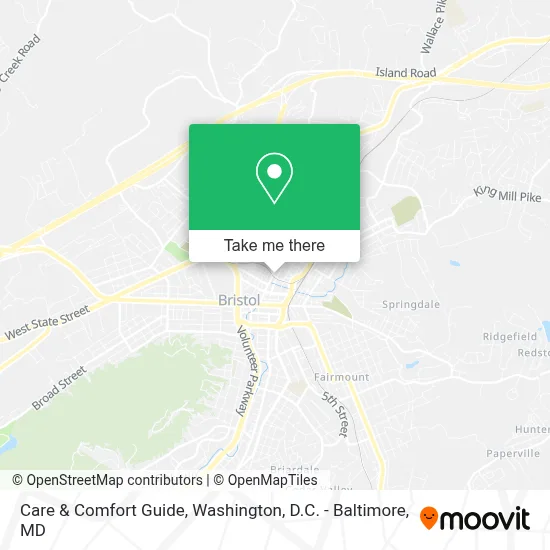 Care & Comfort Guide map