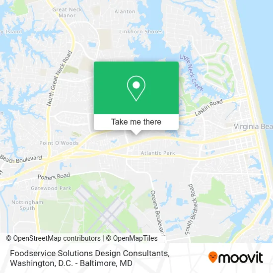 Foodservice Solutions Design Consultants map