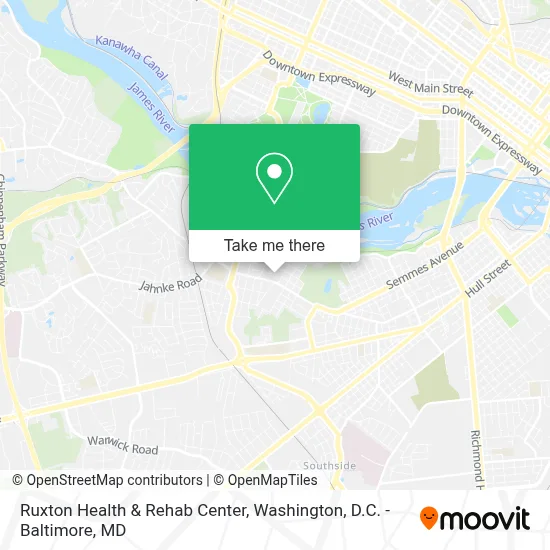 Ruxton Health & Rehab Center map