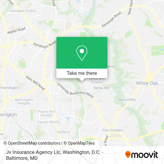 Jv Insurance Agency Llc map