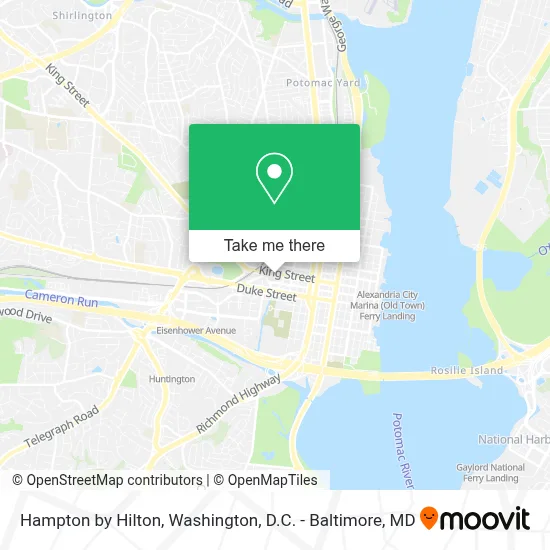 Hampton by Hilton map