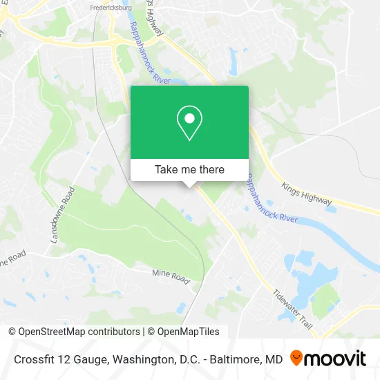 Crossfit 12 Gauge map