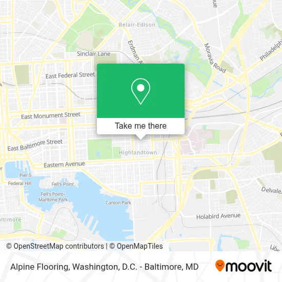 Alpine Flooring map