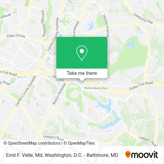 Emil F. Valle, Md map