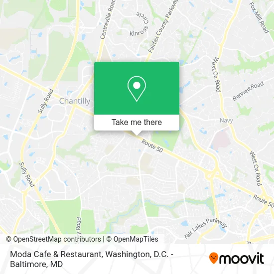 Moda Cafe & Restaurant map