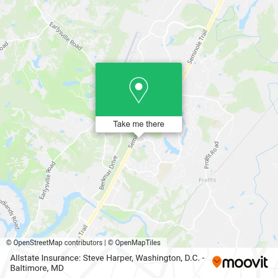 Allstate Insurance: Steve Harper map