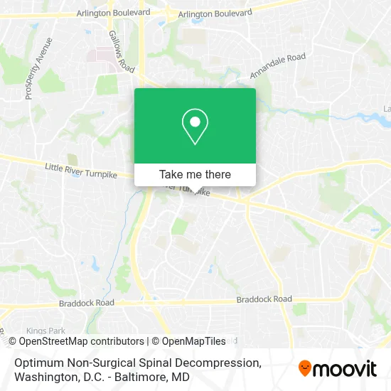 Optimum Non-Surgical Spinal Decompression map