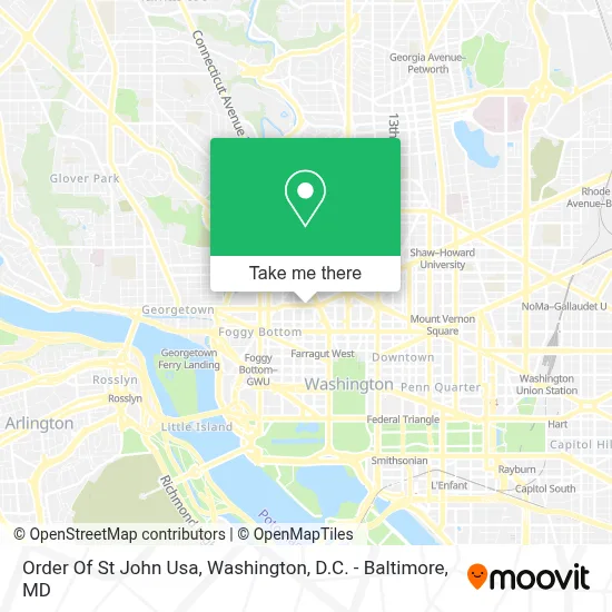 Order Of St John Usa map