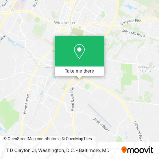 T D Clayton Jr map