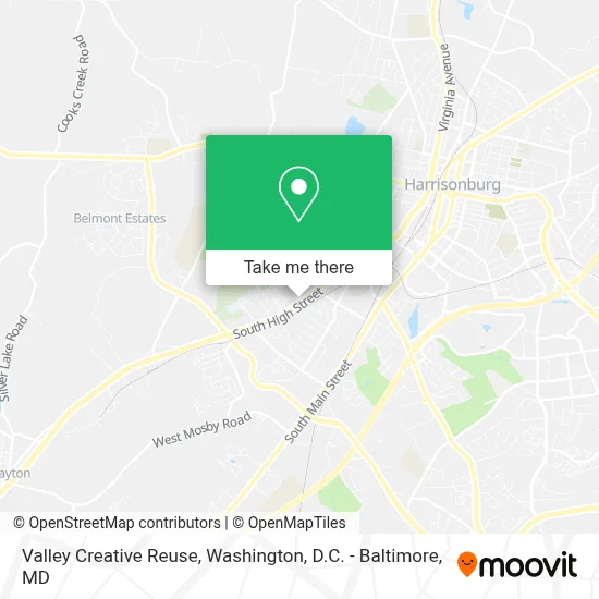 Valley Creative Reuse map
