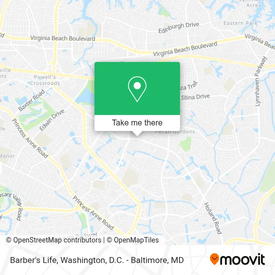 Barber's Life map